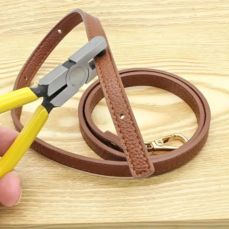 1pc Precision 2mm Multi-Function Punch Pliers for Watches Belts Shoelaces Sandals Durable Carbon Ste