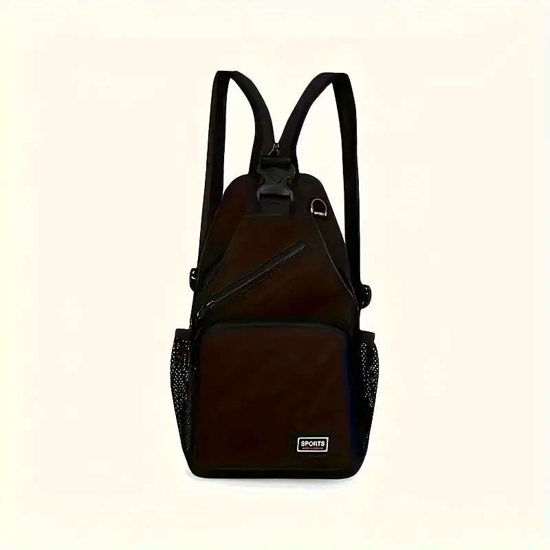 Women's Fashion Sling Backpack Multi-Pocket Nylon Crossbody Bag
