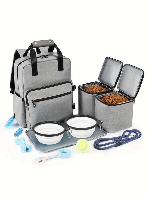 1pc Graysize L Pet Bag