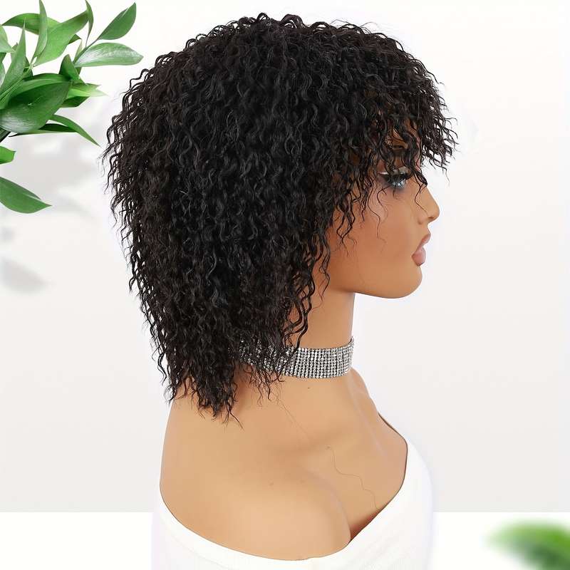 1Pc Light Brown 30.48cm Fashion Design Wig