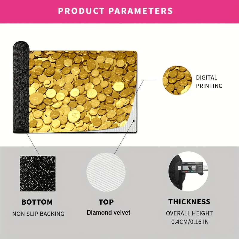 1Pc 50x80cm Floor Mat