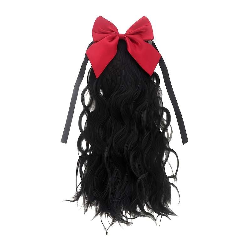 1Pc Natural Black Fashion Design Wig