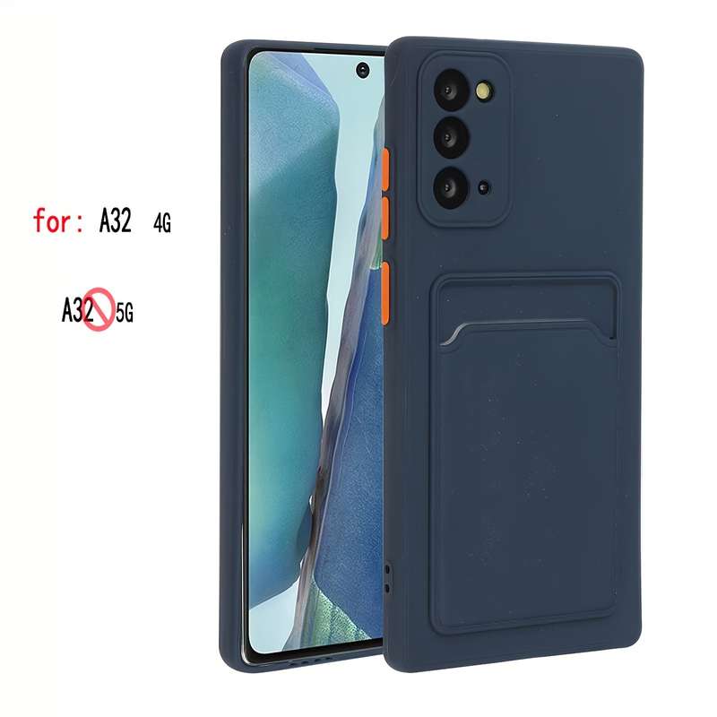 1pc Deep Blue For Samsung Galaxy A32 Phone Cases