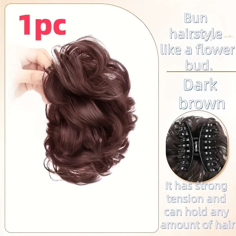 1Pc Black&Brown Color 15.24cm Fashion Design Wig
