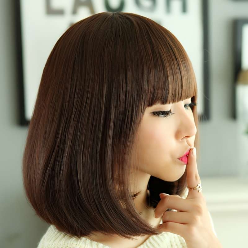 1Pc Light Brown Fashion Design Wig