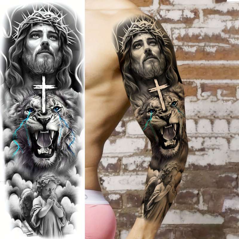 1 Sheet Jesus Christian Themed Stickers