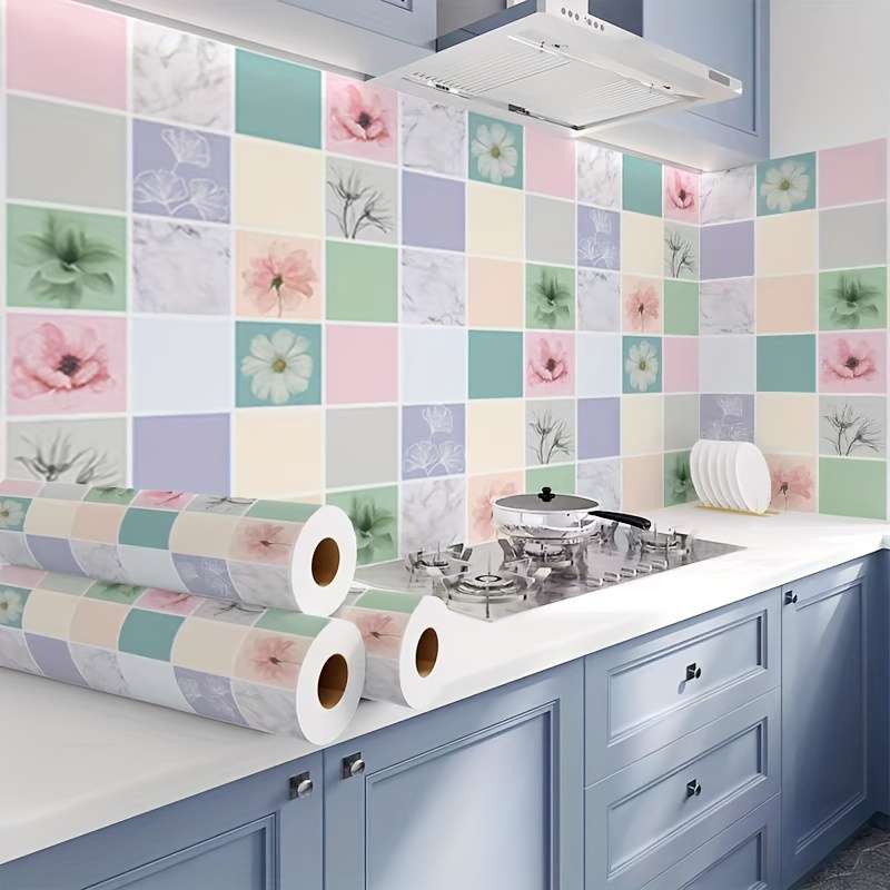 1PC Wall StickersBlooming Like Brocade2m ZhangX60cm Wide