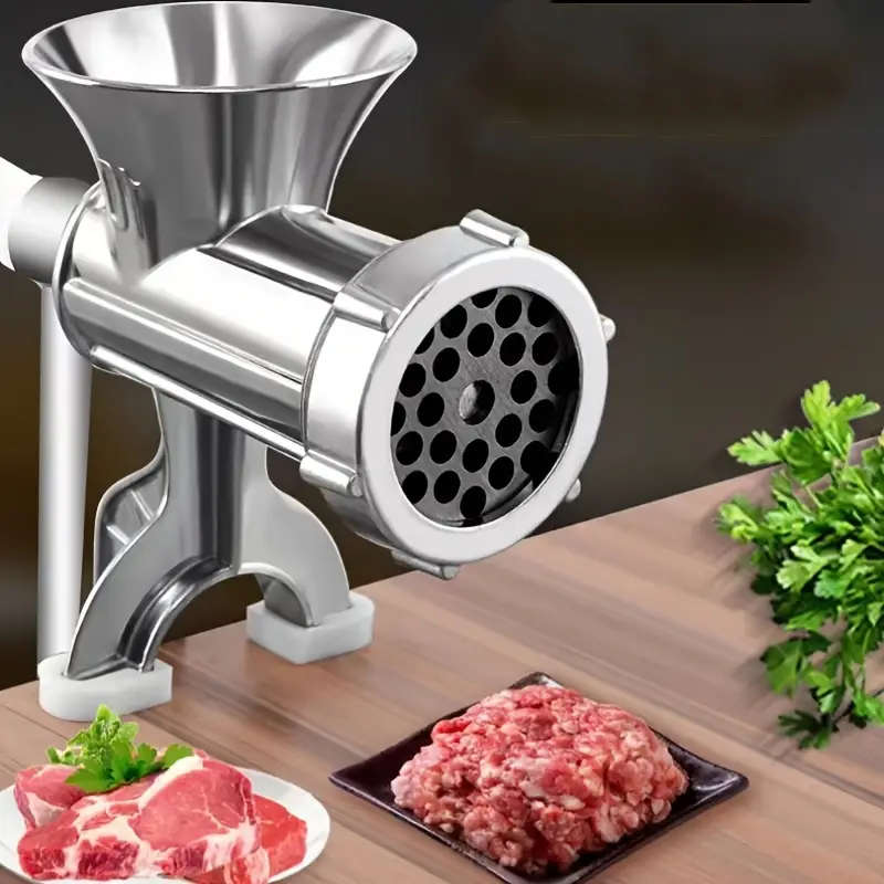 Heavy-Duty Manual Meat Grinder & Food Processor - with Hand Crank, Multi-Purpose