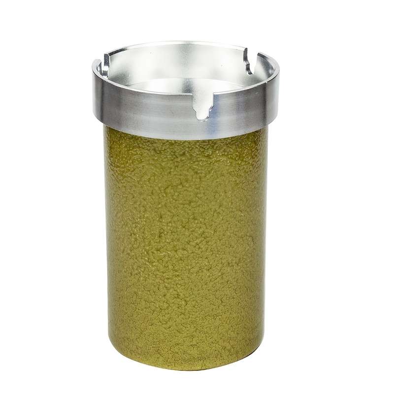1pc Aluminum Alloy Golden Ashtray
