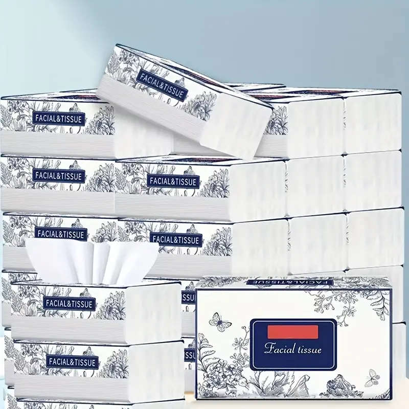 12 Packs Of Facial Tissues 250 Sheets Per Pack