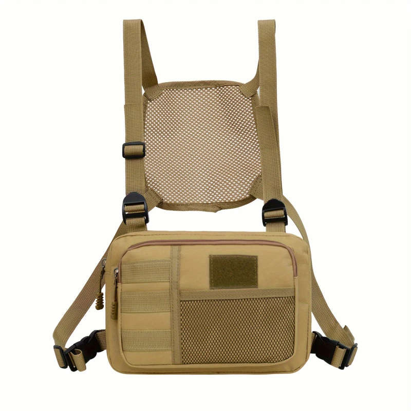 1pc Body-hugging Backpack Outdoor Multifunctional Camouflage Chest Bag Training Running Equipment