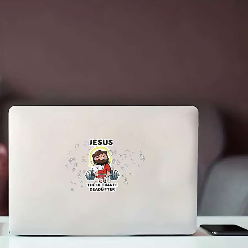 2PCS 14cm  5.51inch Jesus Christian Themed Stickers