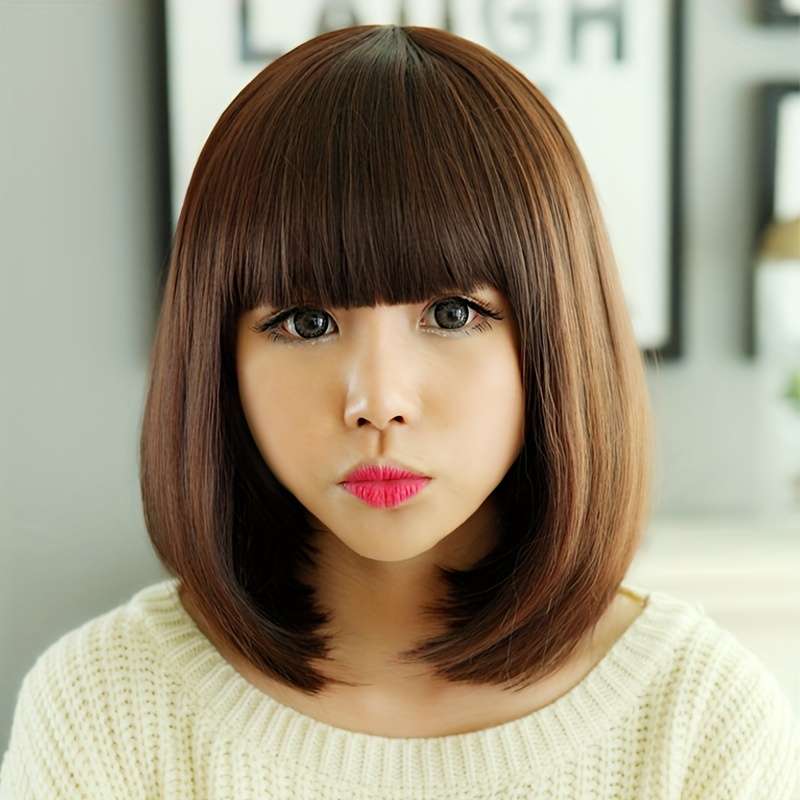 1Pc Light Brown Fashion Design Wig