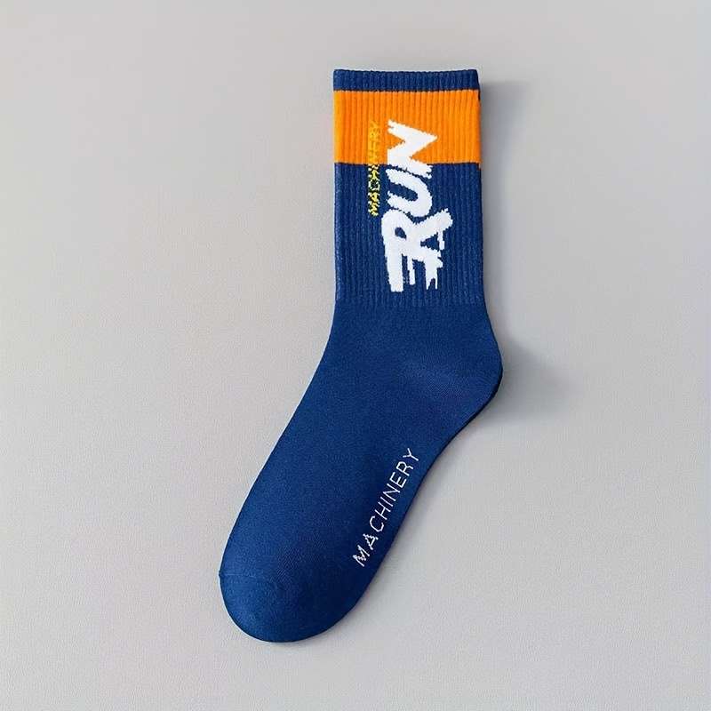5 Pairs Mixed Color One Size High Elastic Socks