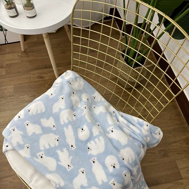 1ps Blanket Size 80Cm 100Cm  Style Teddy Bear