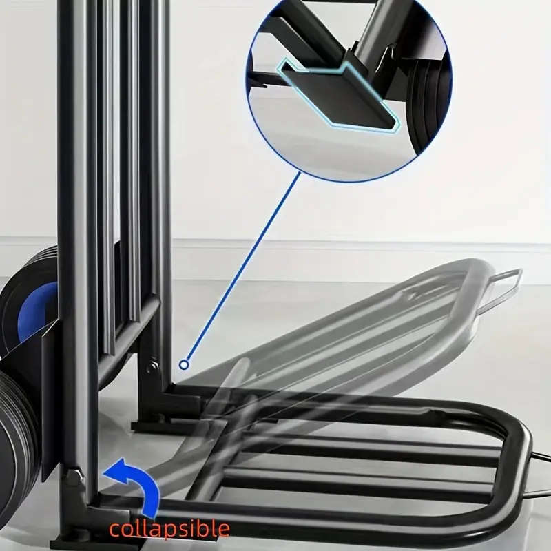 Height-Adjustable Folding Trolley