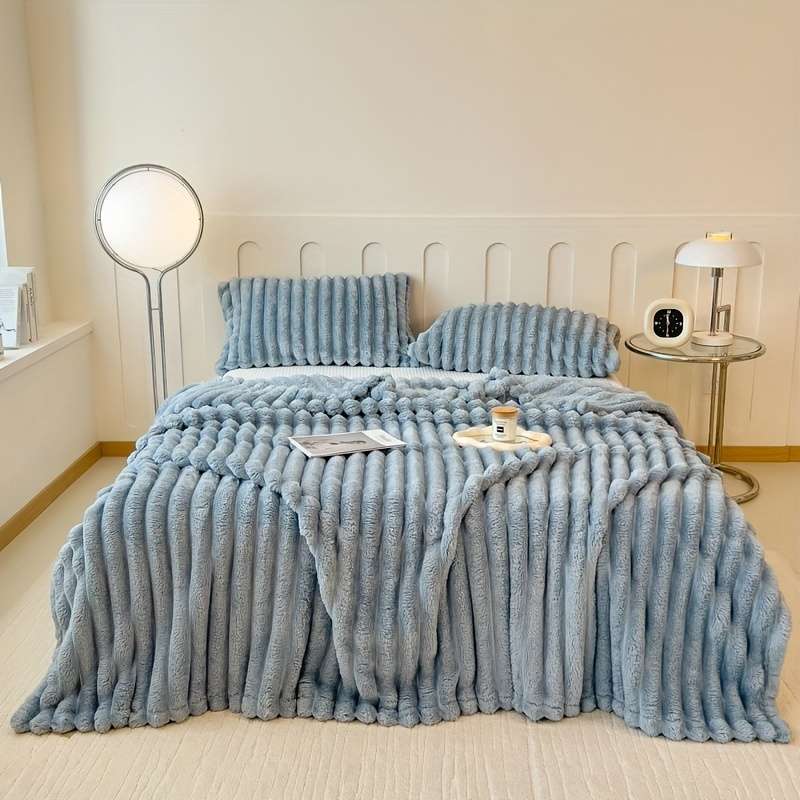 1ps Blanket Color Khaki 1 size 200cmx230cm