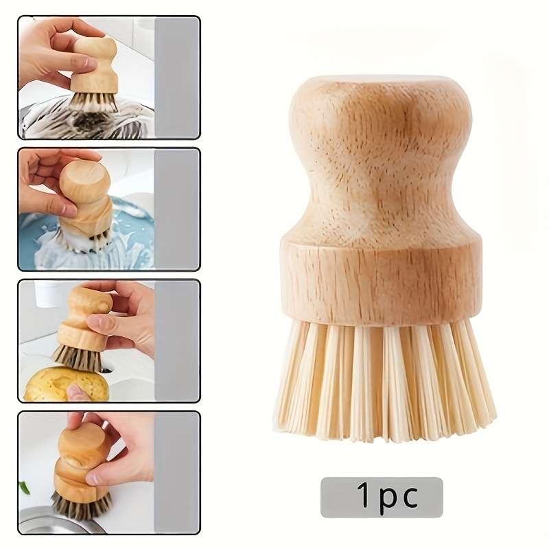 1pc Multifunctional Kitchen Cleaning Brush Pot Cleaning Brush Dishwashing Brush Durable Kitchen