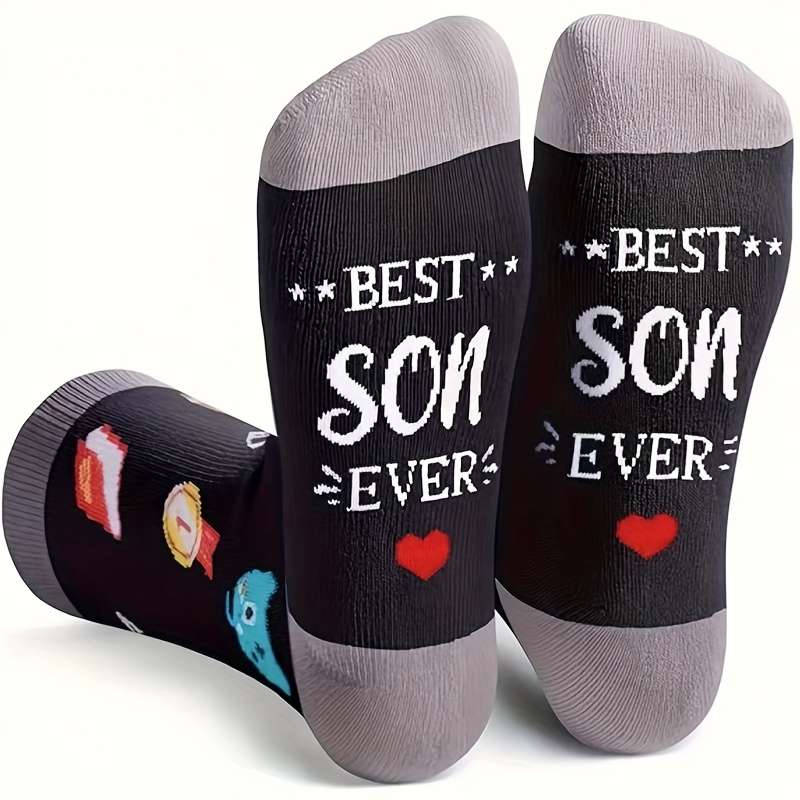 1 Pair Black One Size Socks