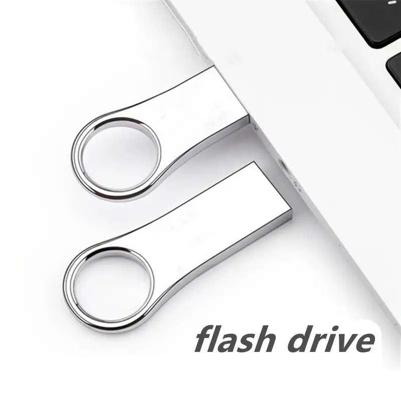 1pc Metal Usb 2.0 Flash Drive Pen Drive Usb Stick U Disk Is Suitable For All Kinds Of Products With