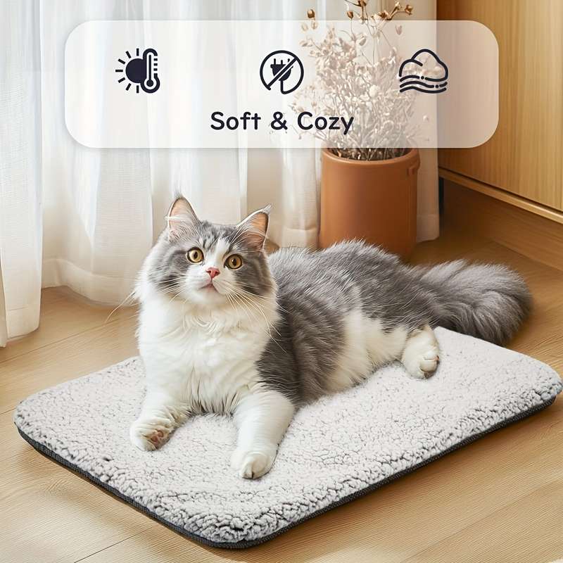 1PC Pet Mat 61x45Cm Size Dark Gray Add Light Gray