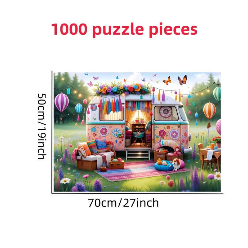 1000 Piece Paper Jigsaw Puzzle For Adults