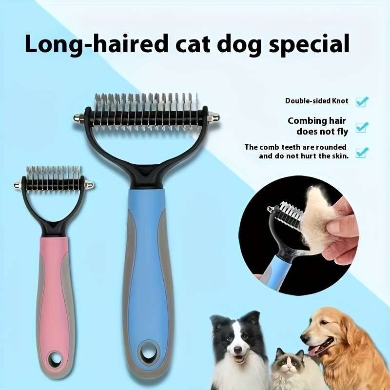 1pc Blue Small Pet Comb