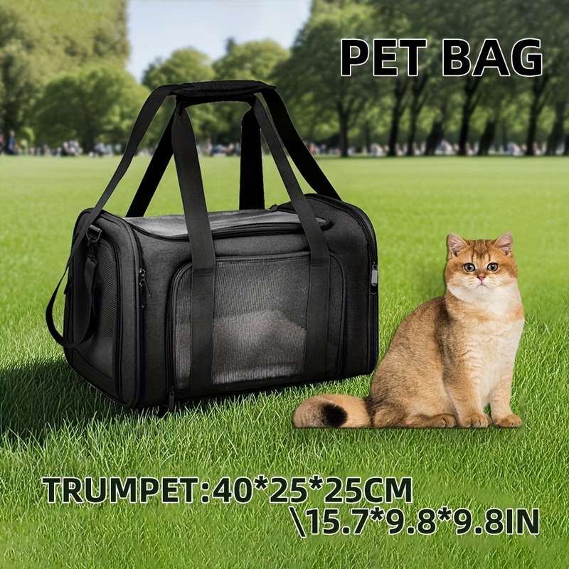 1pc Bluesize Large Size: 45*30*30 cm Pet Bag