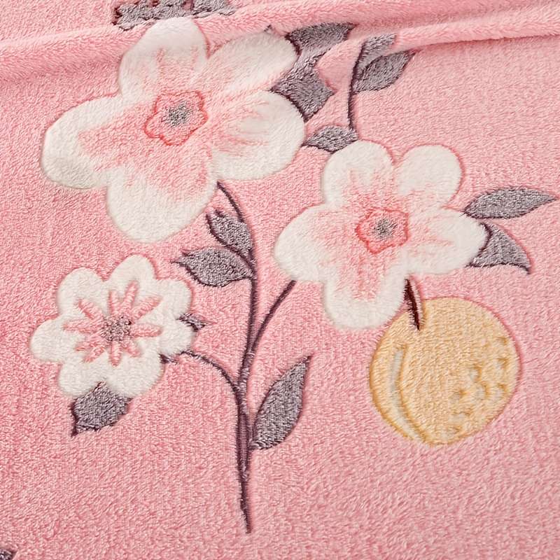 1ps Blanket Color Happiness Flowers Bloom size 200x230cm