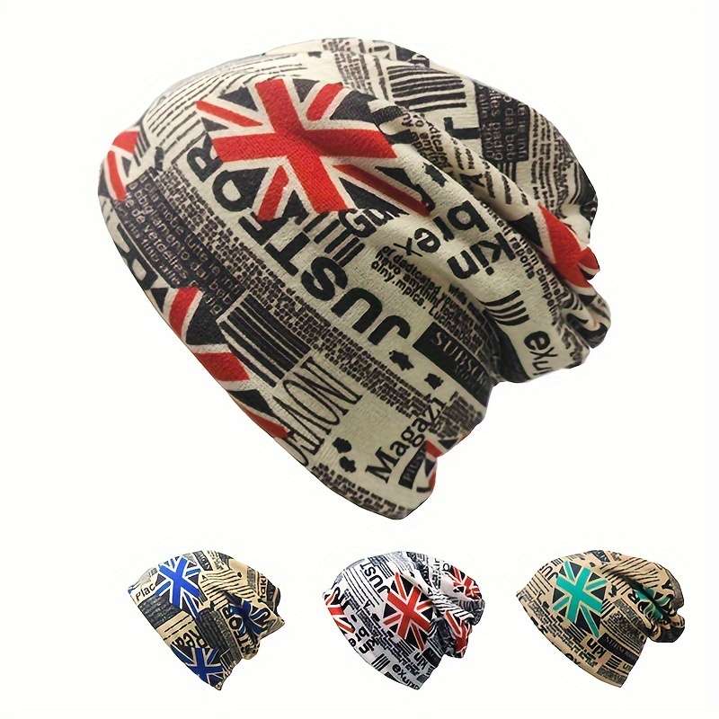 1pc Autumn and Winter Brimless Beanie Hat for Men and Women Casual and Warm Double Layered Hoodie