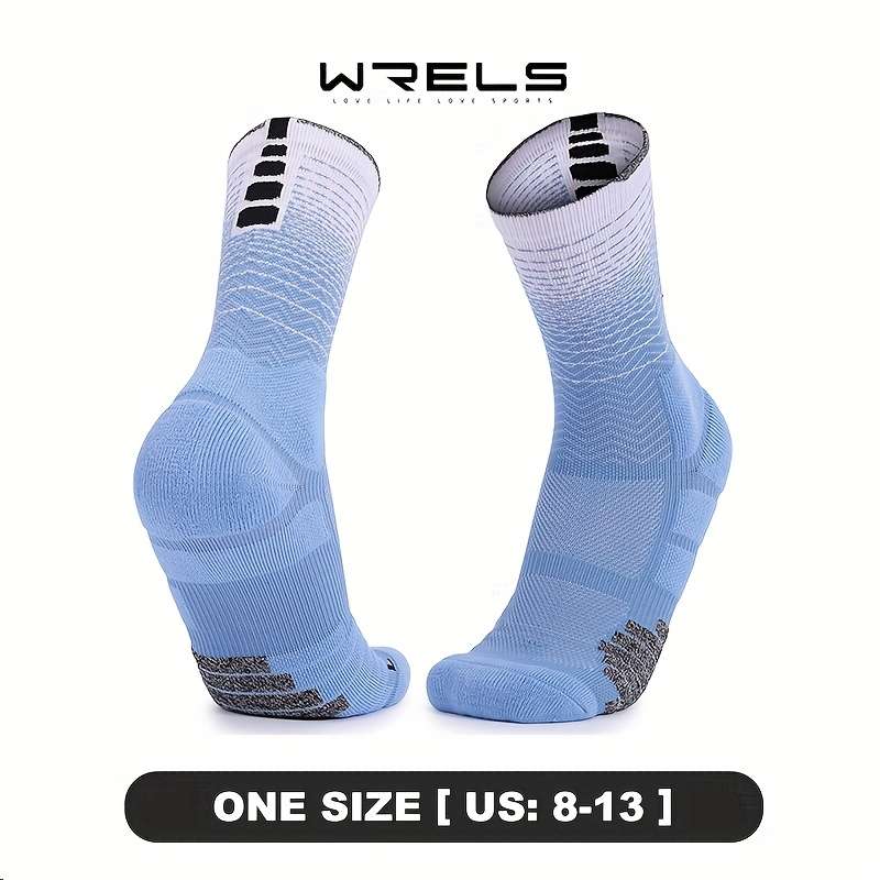 1 Pair Lake Blue White  Socks