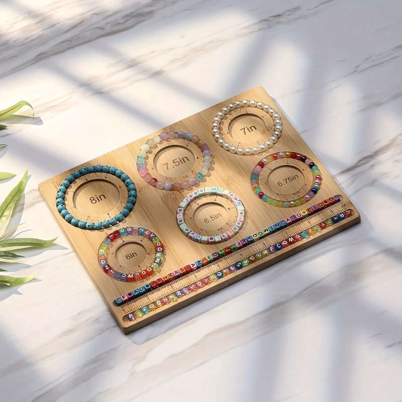 1pc Bamboo Jewelry Board