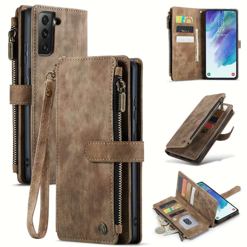 1pc Brown For Samsung Galaxy S21 FE 5G Phone Cases
