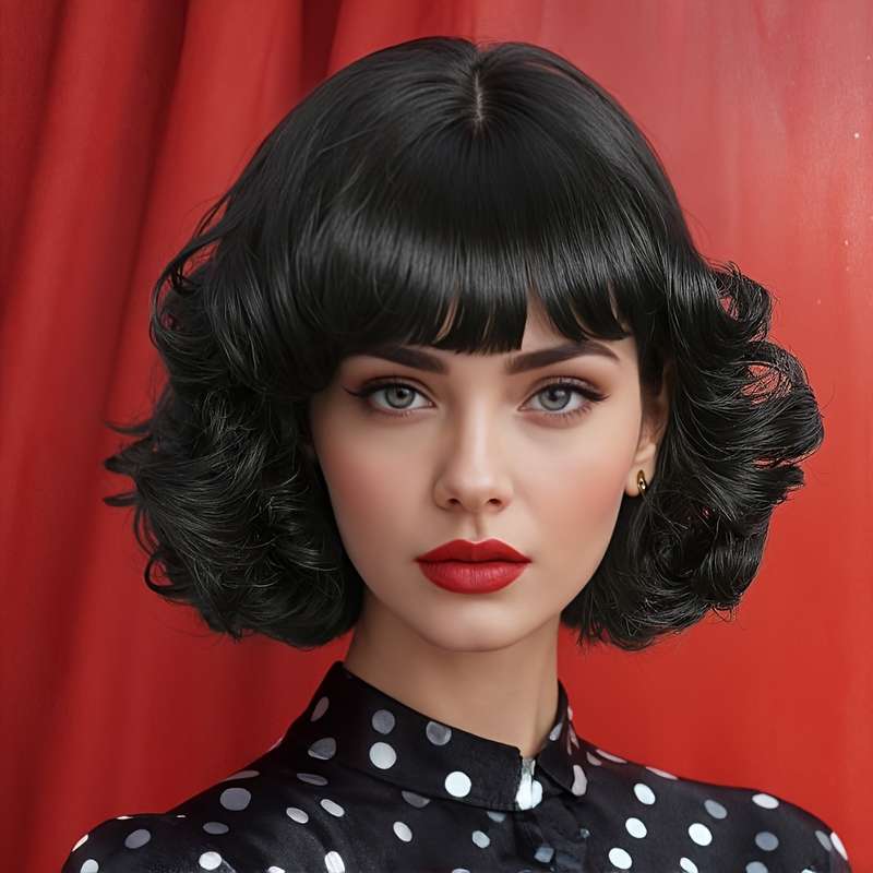 1Pc Ombre Brown 25.4cm Fashion Design Wig
