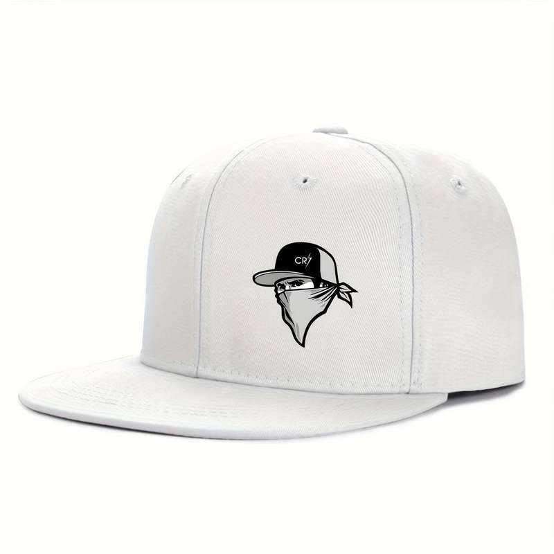 1pc Unisex Street Style Baseball Cap Fashion Cartoon Print Comfortable Breathable Polyester Adju