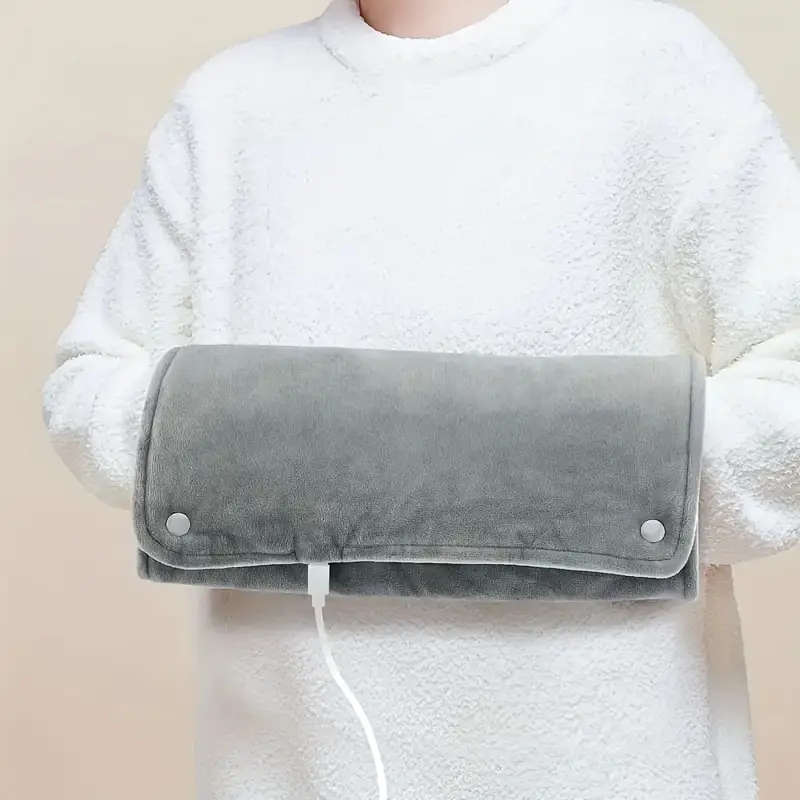 1pc Soft And Comfortable Flannel Heating Pad for Home And Travel Portable Plug in Use Warm Handbag f