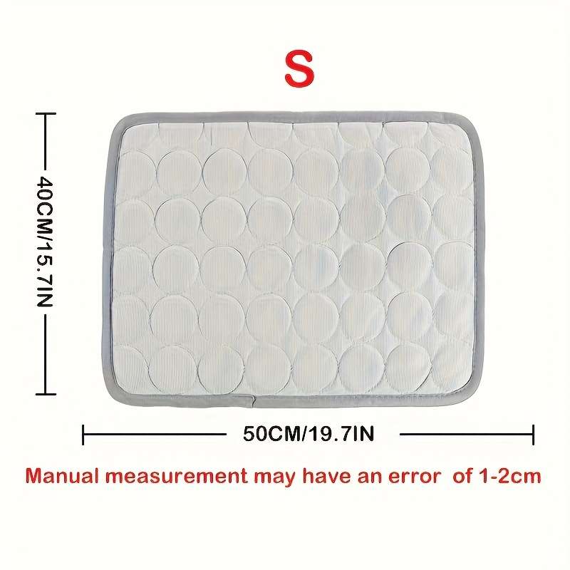 1piece Gray Viscose Mat Cooling Pad
