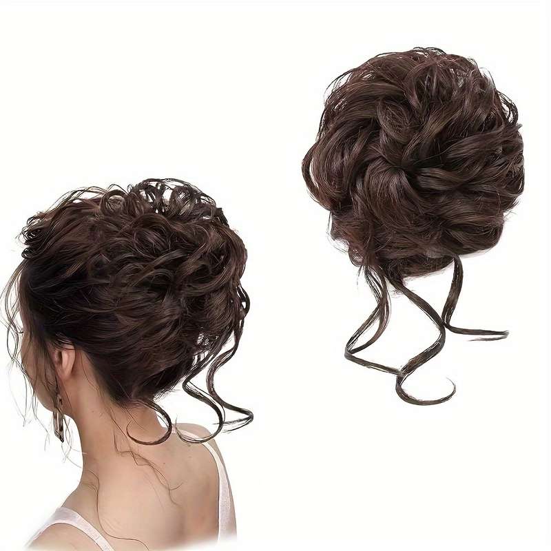 1Pc Black 15.24cm Fashion Design Wig
