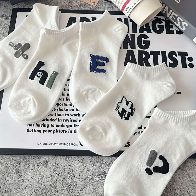 5 Pairs Random One Size High Elastic Socks