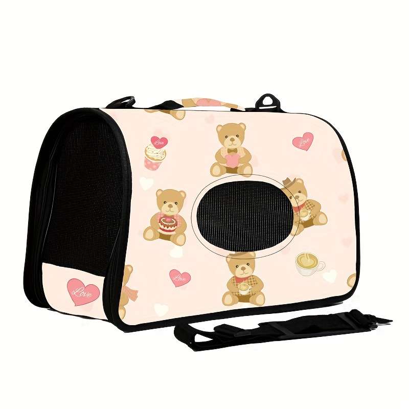 1pc Zebra Print Pet Bag