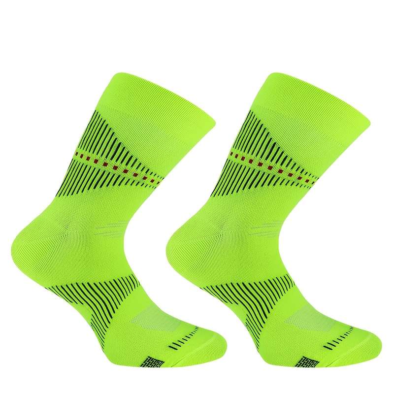 1 Pair Short V Green One Size Socks
