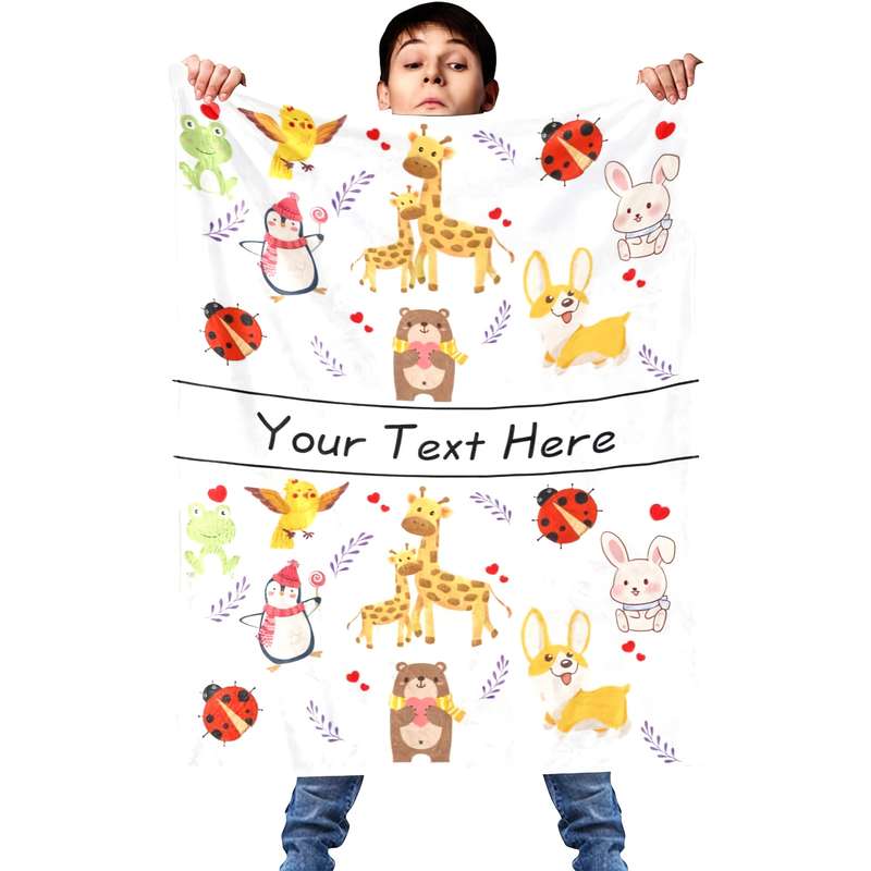 1ps Blanket Color White size 180x200cm