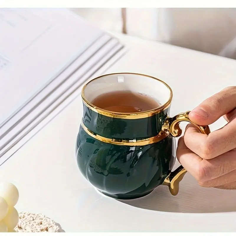 European Style Light Luxury Ceramic Kettle Set