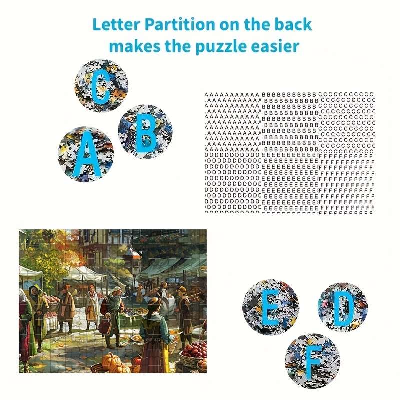 1000 Piece Paper Puzzle For Adults
