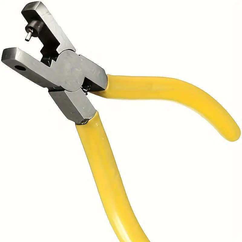 1pc Stainless Steel Faux Leather Hole Punch Tool 2.0mm Watch Band Belt Pliers