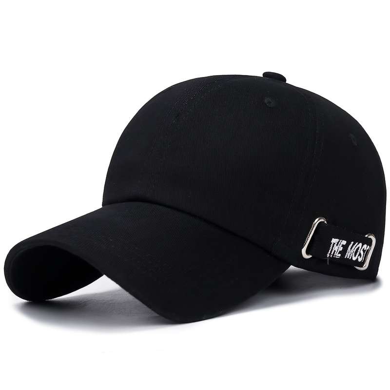 1pc Unisex Fashion Embroidered Letter Solid Color Baseball Cap Lightweight Polyester Adjustab