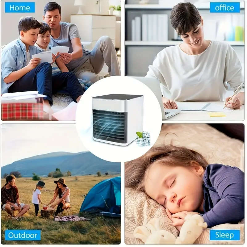 3 In 1 Mini Portable Air Conditioner Fan Heater Humidifier