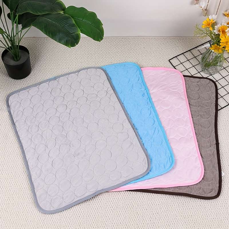 1piece Gray Viscose Mat Cooling Pad