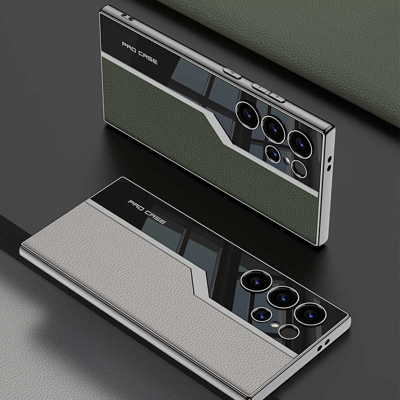 1pc Light Grey For Samsung Galaxy S24 Ultra Phone Cases