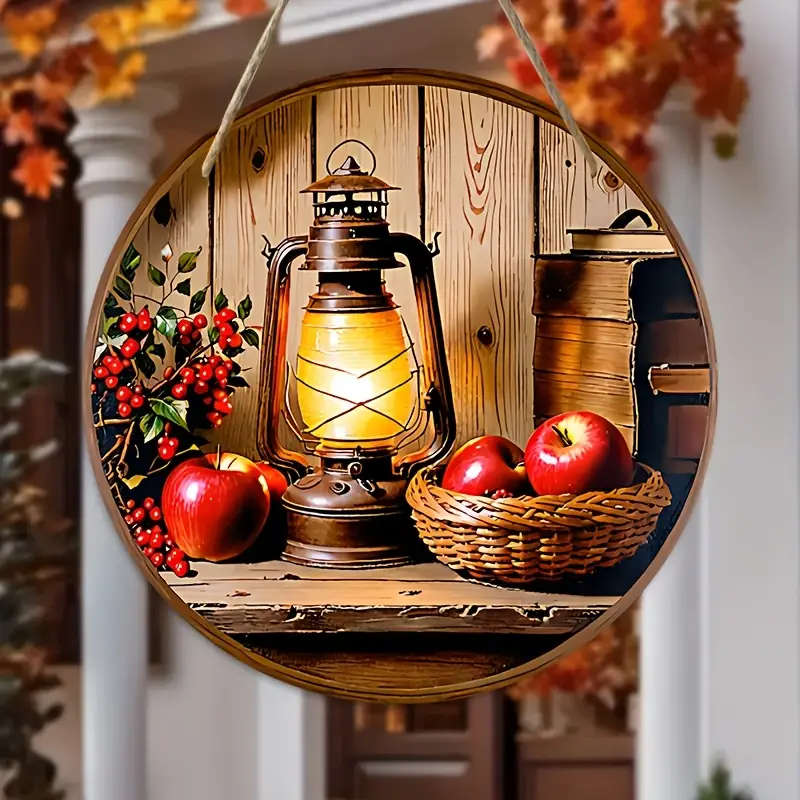 A Round Beer Decorative Sign